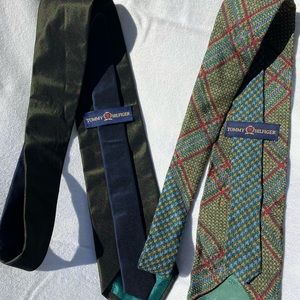 TWO Tommy Hilfiger Neckties
